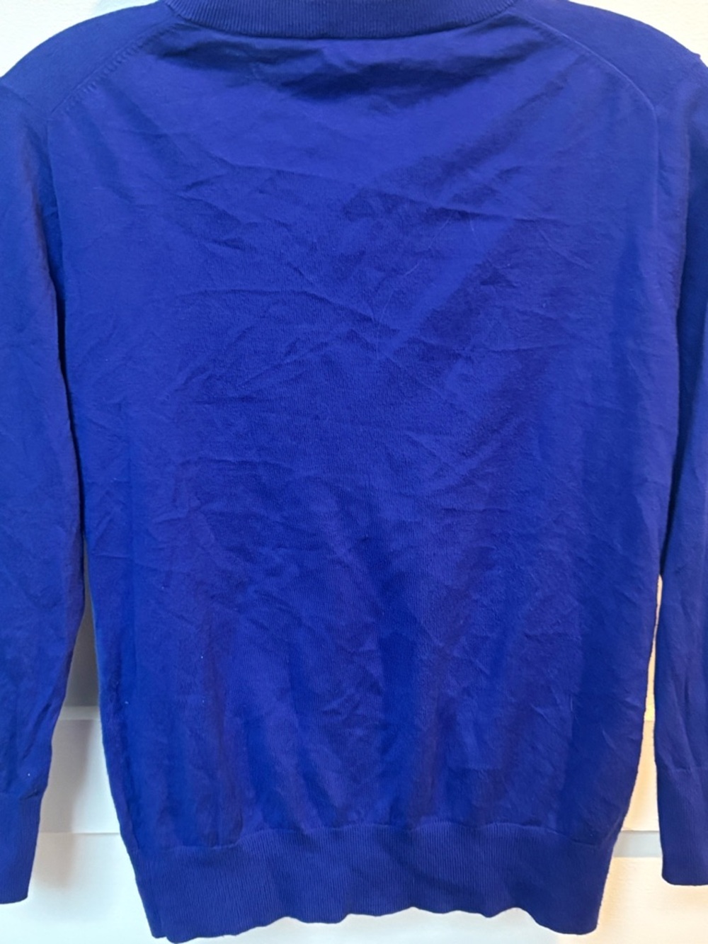 J CrewClassic Royal Blue Button-Front Cardigan - Picture 7 of 10
